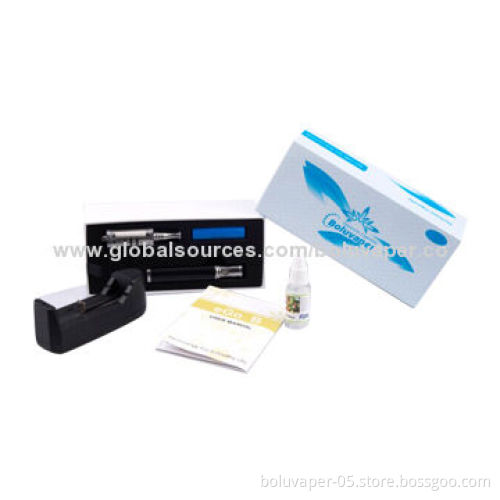 2014 Latest e-cigarettes eGo T5 with LCD, 4.0ml clearomizer (standard gift GOX pack)